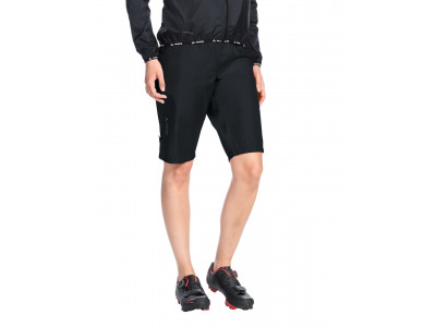 Vaude krátke nepremokavé cyklonohavice Drop, dámske, black - Wo Drop Shorts, black, 38